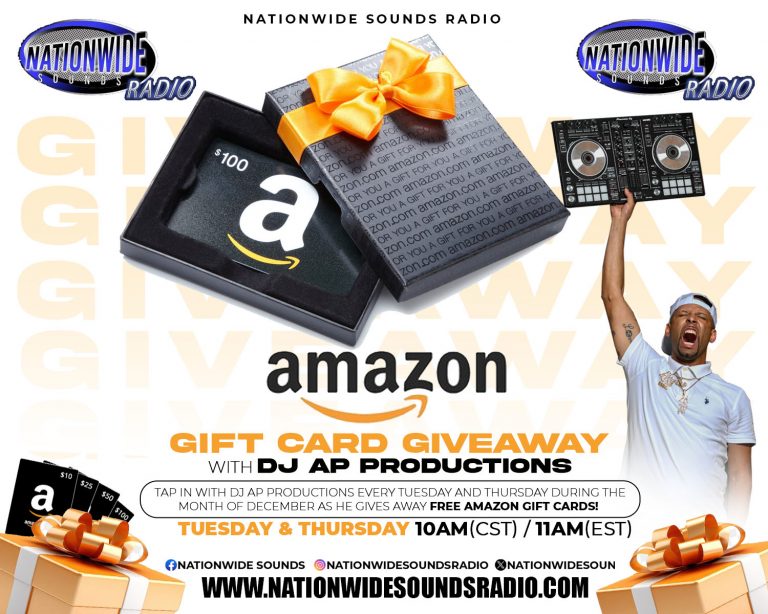 DJ AP Productions Amazon Giftcard Promo 2025